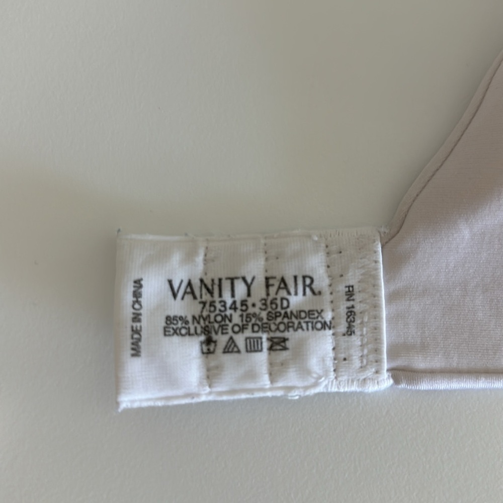 Vanity Fair white Bra - Picture 3 of 6